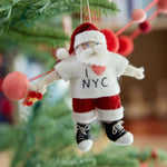 New York, New York Santa Ornament