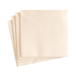 Paper Linen Solid Cocktail Napkins in Ivory - 15 Per Package 1