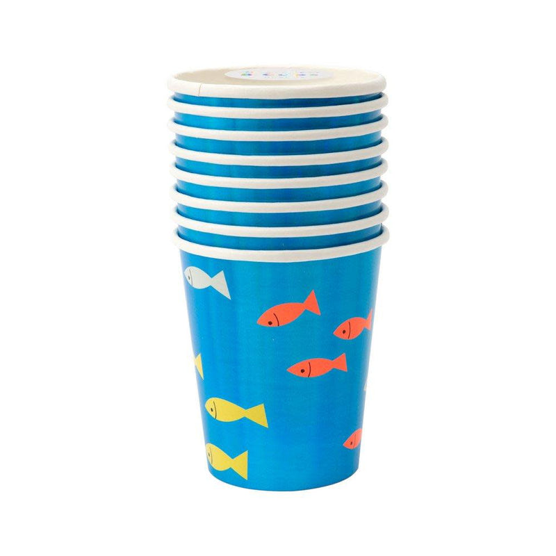 Under The Sea Party Cups, Pack of 8