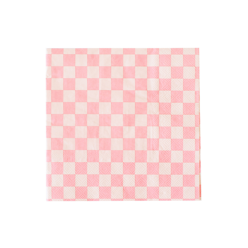 Check It! Tickle Me Pink Cocktail Napkins, Pack of 20