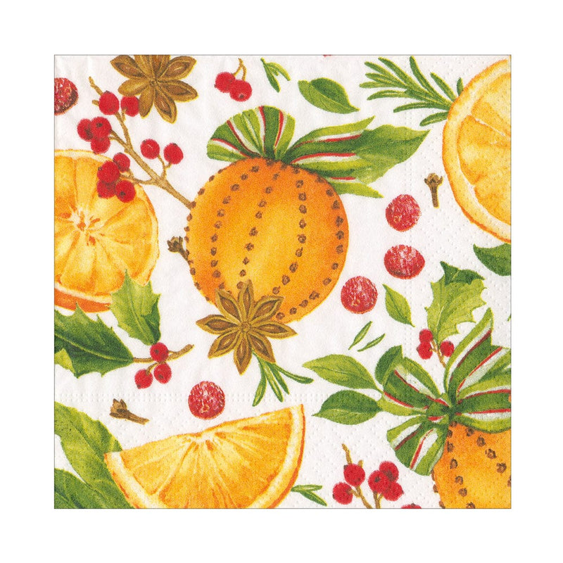 Caspari Orange Spice Paper Luncheon Napkins - 20 Per Package 17250L