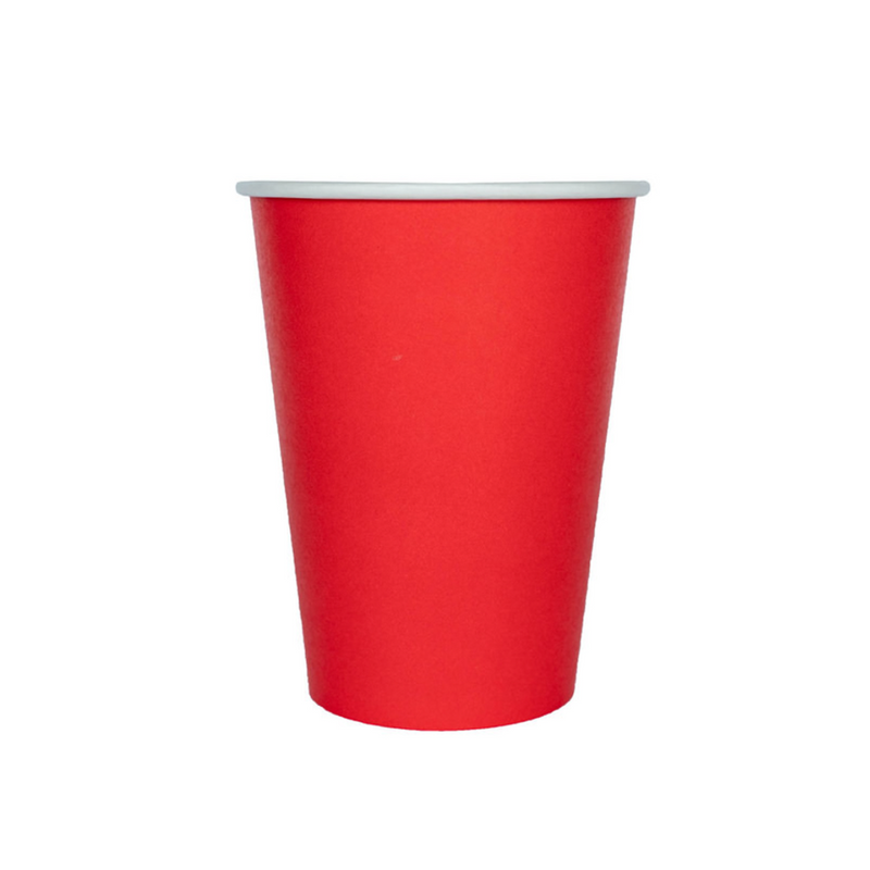 Shade Collection 12 oz. Cups, Cherry, Pack of 8