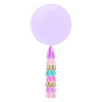 Jumbo Balloon & Tassel Tail - Unicorn