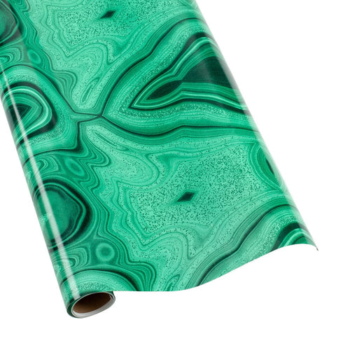 Malachite Gift Wrapping Paper - Bundle of 2 30" x 8' Roll