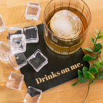"Drinks On Me" Witty Cocktail Napkins, Pack of 20