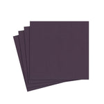 Paper Linen Solid Cocktail Napkins in Aubergine - 15 Per Package 1
