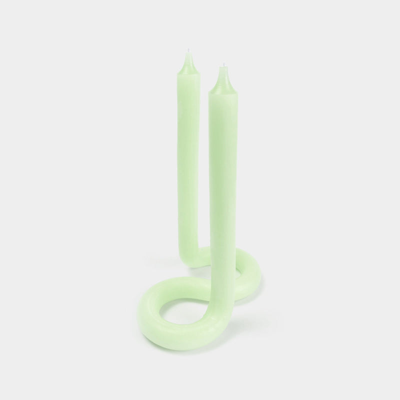 Twist Candle - Mint (Pack of 3)