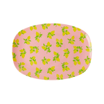 Lemon Print Melamine Platter