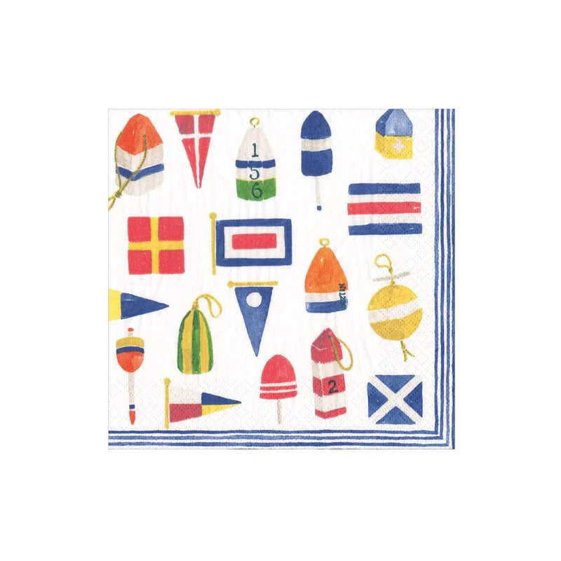 Nantucket Paper Cocktail Napkins - 40 Per Box