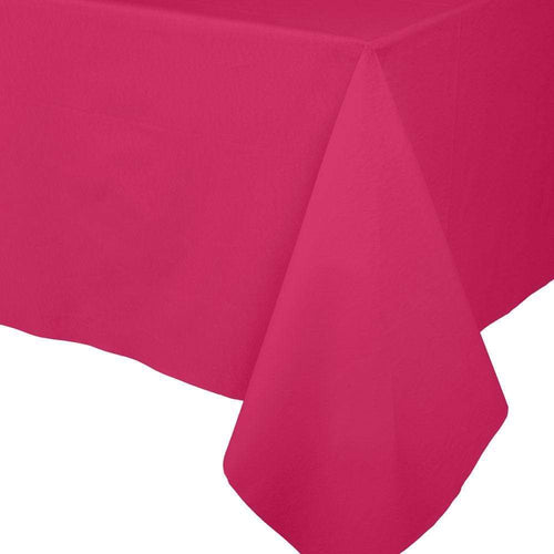 Paper Linen Solid Table Cover in Fuchsia - 1 Each 1
