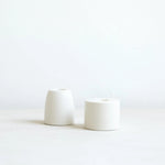 Petite Ceramic Taper Holder, Matte White