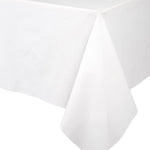 Paper Linen Solid Table Cover in White - 1 Each 1