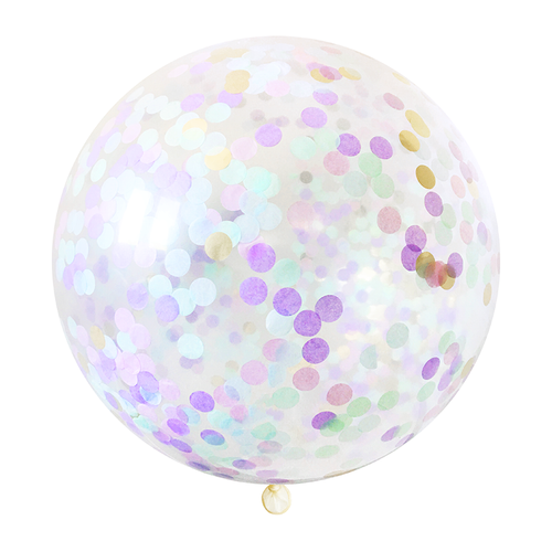 Jumbo Confetti Balloon - Mermaid