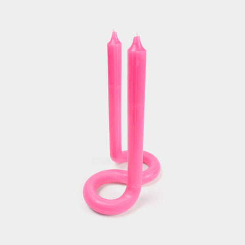 Twist Candle - Pink (Pack of 3)