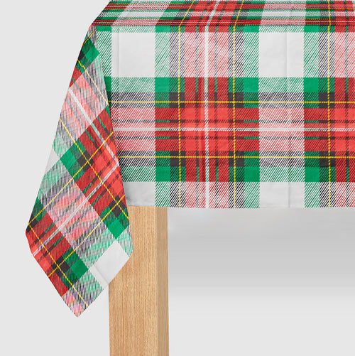 Winter Plaid Tablecloth