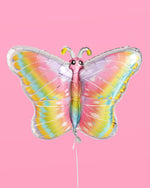 Butterfly Balloon - 35" pastel foil balloon