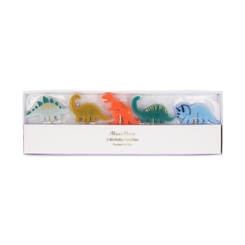 Dinosaur Candles, Pack of 5