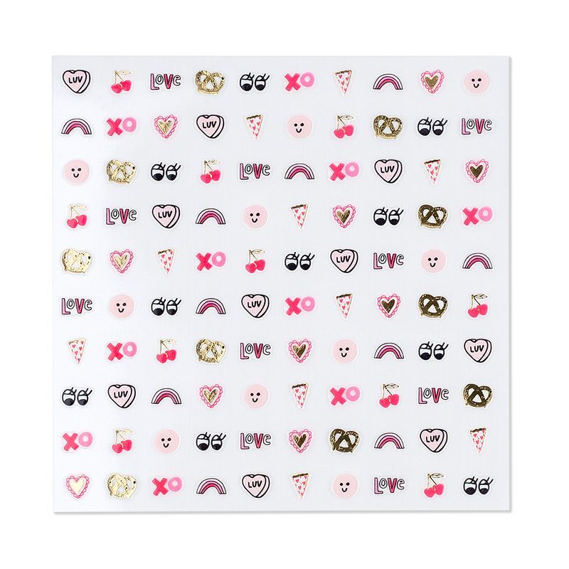 Love Notes Nail Stickers, Pack of 100