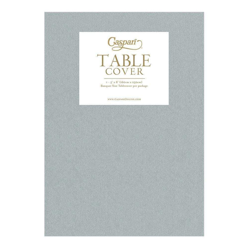 Paper Linen Solid Table Cover in Silver - 1 Each 3