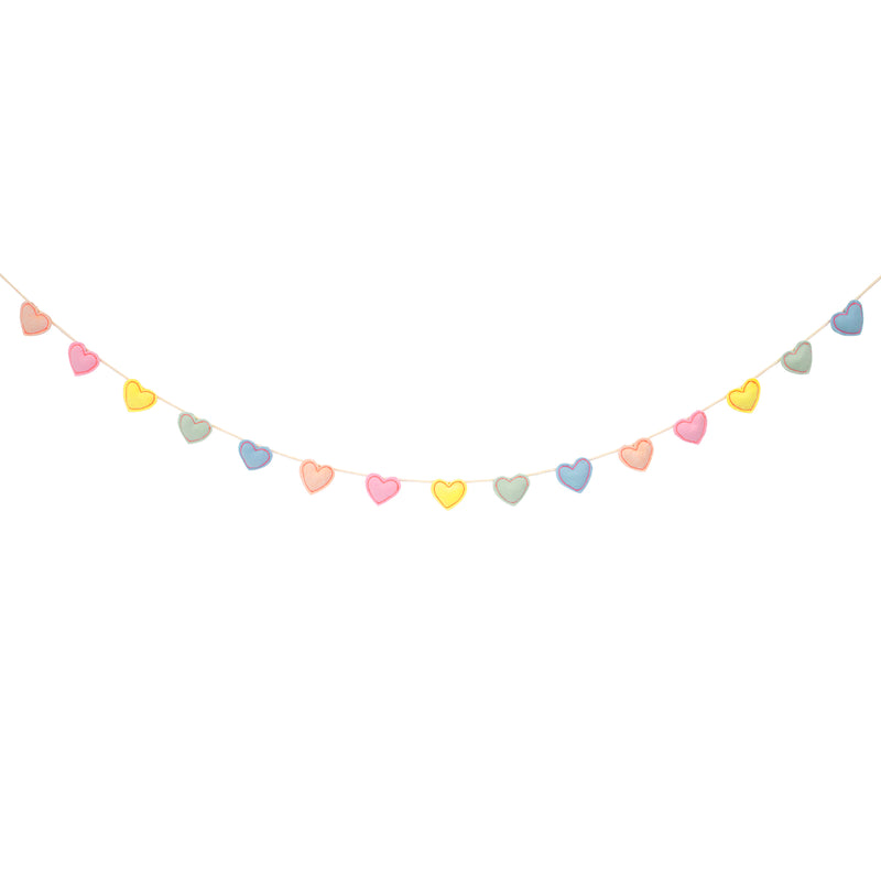 Felt Heart Garland