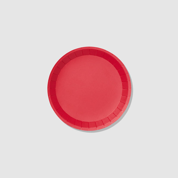 Red Classic Small Plates (10 per pack) | Paperless Post Party Shop