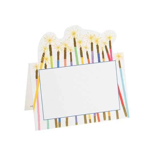 Party Candles Die-Cut Place Cards - 8 Per Package
