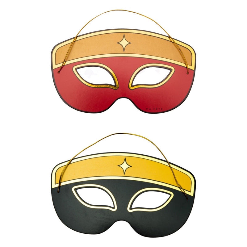 Ninja Party Masks, Pack of 8