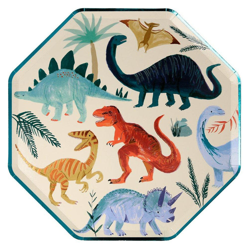 Dinosaur Kingdom Dinner Plates, Pack of 8