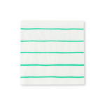 Clover Frenchie Striped Petite Napkins, Pack of 16