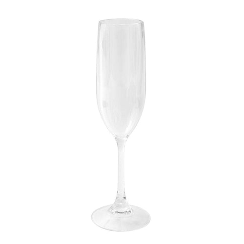 Acrylic Champagne Flute in Crystal Clear - 6 Each