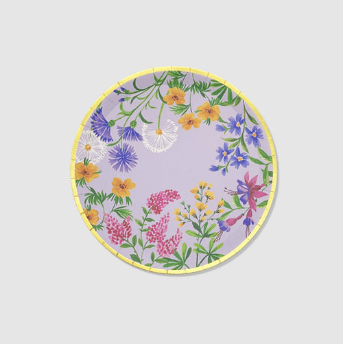 Wildflowers Large Plates, Pack of 10