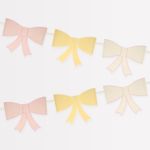 3d Paper Bow Garland