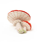 Red Mushroom Pair with Skirt Ornament