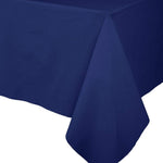 Paper Linen Solid Table Cover in Navy Blue - 1 Each 1