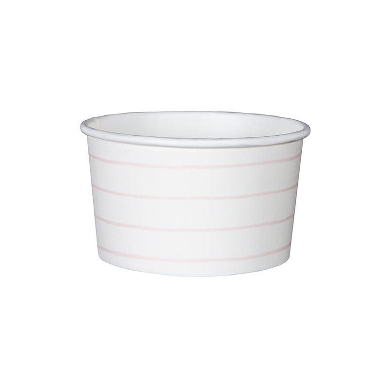Blush Frenchie Striped Treat Cups, Pack of 8