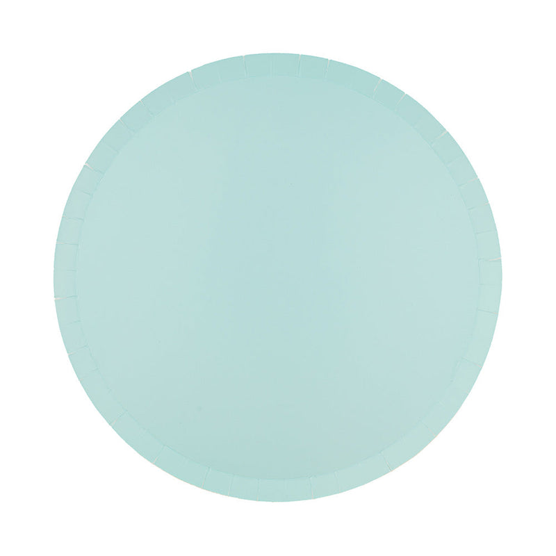Shade Collection Dinner Plates, Seafoam, Pack of 8
