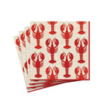 Lobsters Paper Cocktail Napkins - 20 Per Package 1