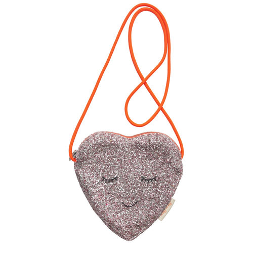 Glitter Heart Bag