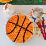 Good Sport Small Basketball Plates, Pack  of 8