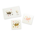 Sweet Princess Temporary Tattoos, Pack of 2