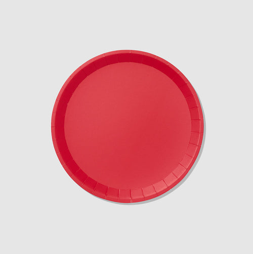 Red Classic Large Plates (10 per pack)