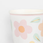Happy Flowers Cups, Pack of 8