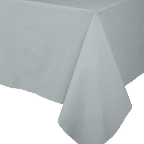 Paper Linen Solid Table Cover in Silver - 1 Each 1