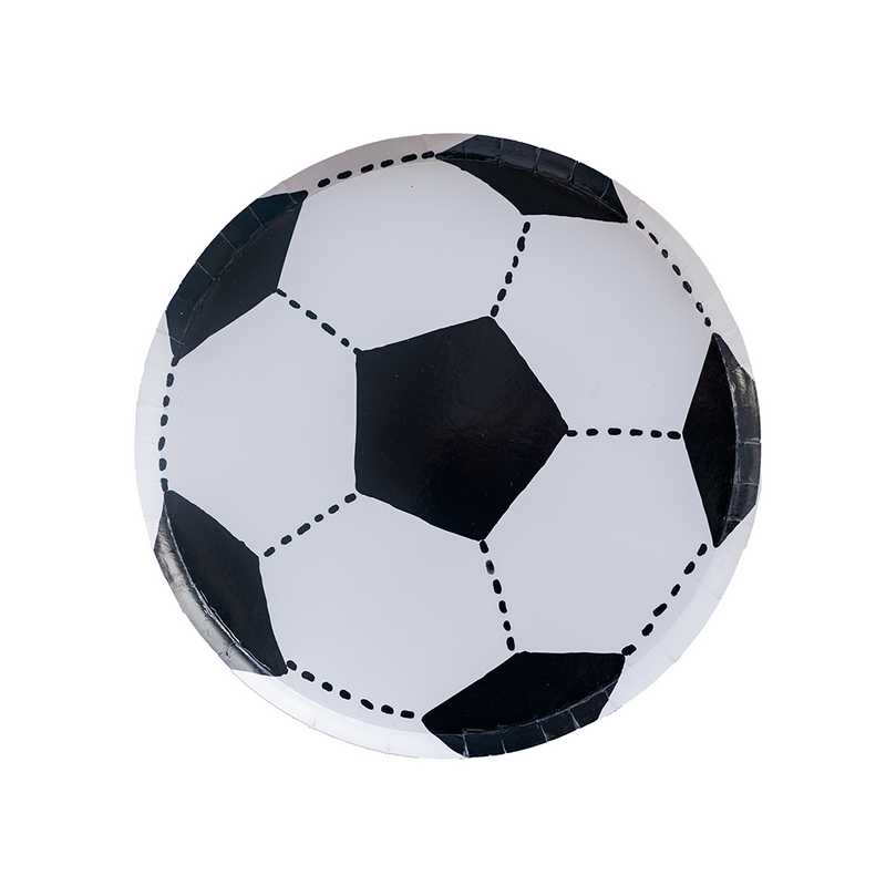 Good Sport Small Soccer Ball Plates, Pack of 8