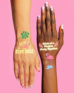 Final Flamingle Tats - 50 foil temporary tattoos