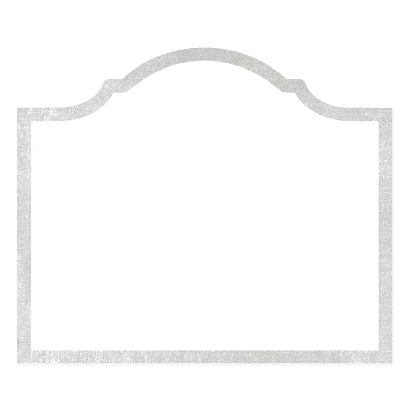 Arch Die-Cut Place Cards in Silver Foil - 8 Per Package 3