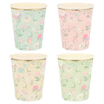 Ladurée Paris Floral Cups, Pack of 8