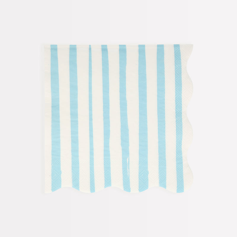 Blue Stripe Large Napkins