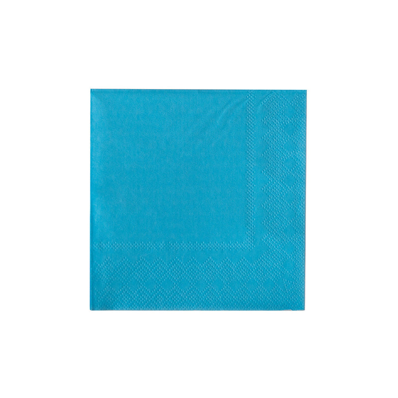 Shade Collection Cocktail Napkins, Cerulean, Pack of 20