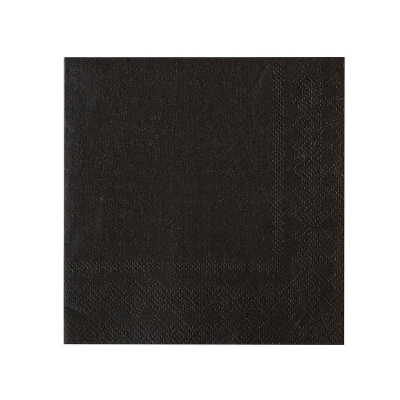 Shade Collection Large Napkins, Onyx, Pack of 16